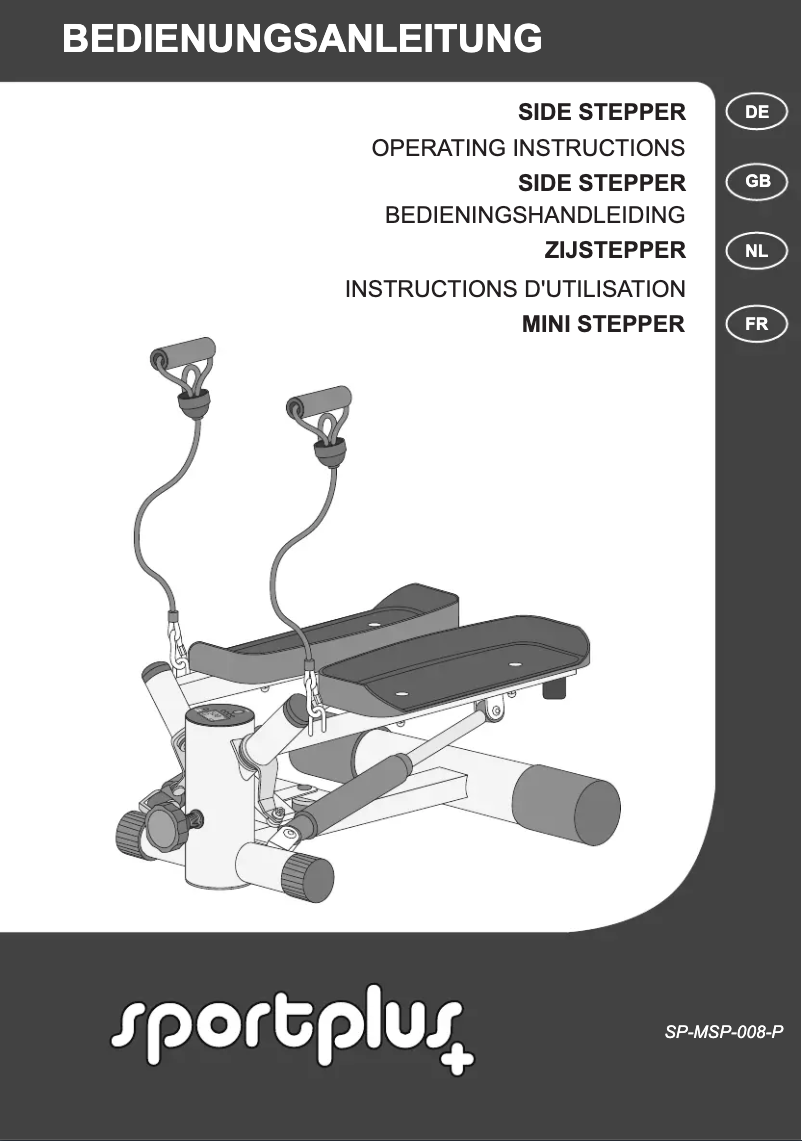First page image of the manual for SP-MSP-008-P