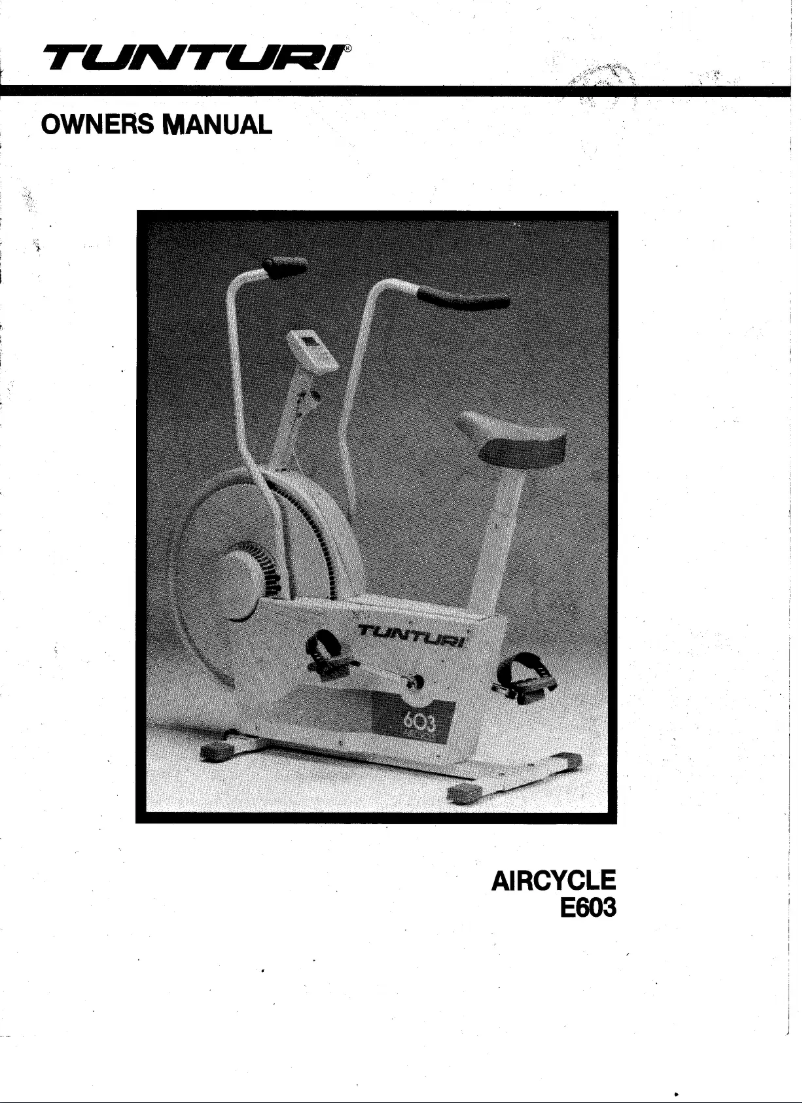 First page image of the manual for E603