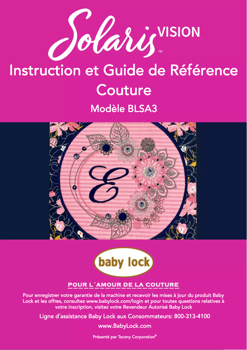 First page image of the manual for Solaris Vision