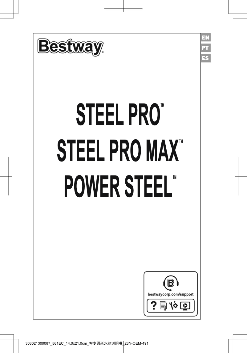 First page image of the manual for Steel Pro 561EC