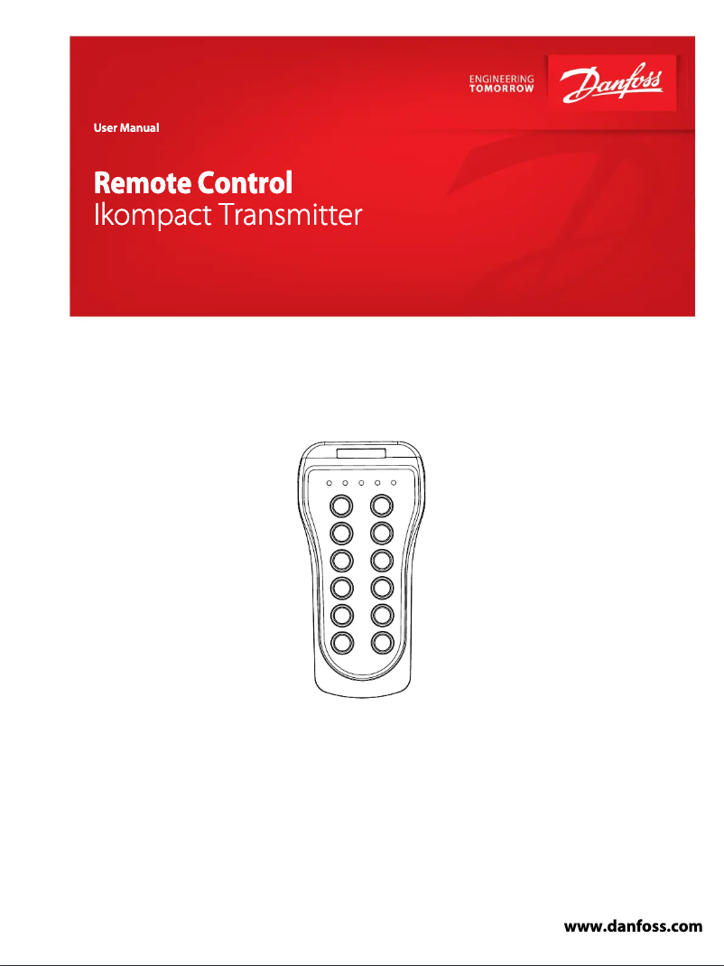 Page 1 of the manual User Manual Danfoss Ikompact