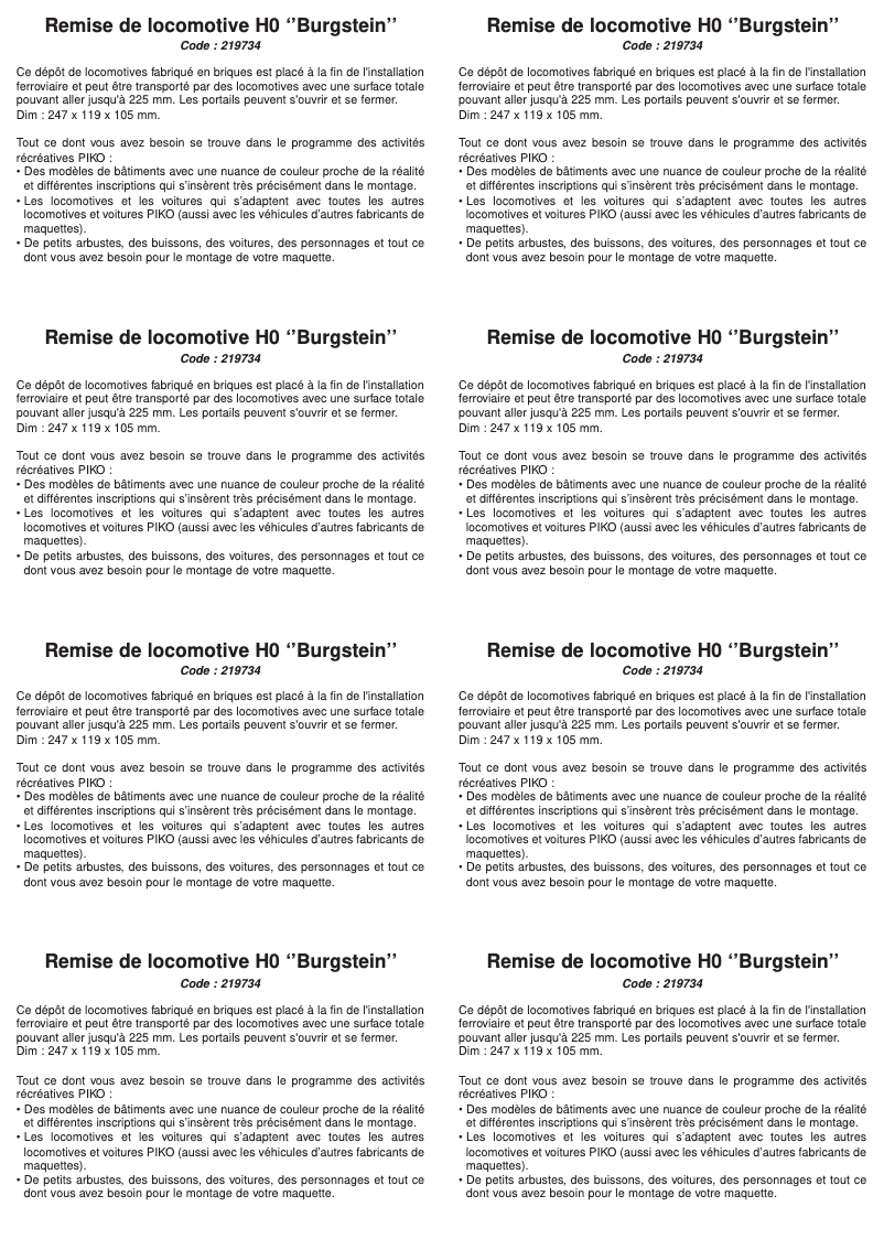 First page image of the manual for 61823