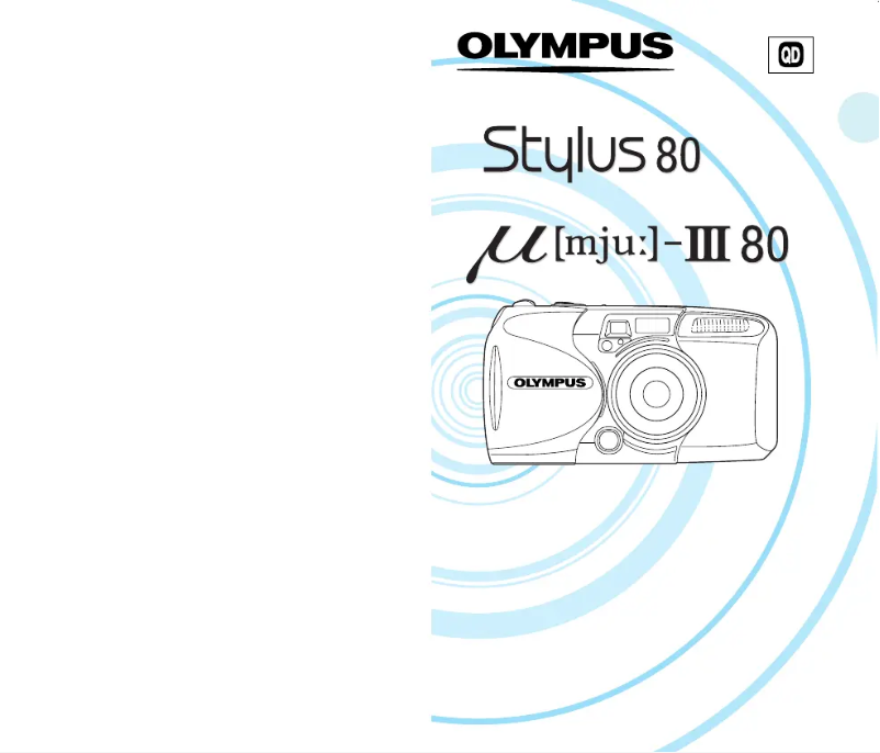 Page 1 of the manual User Manual Olympus µ III 80