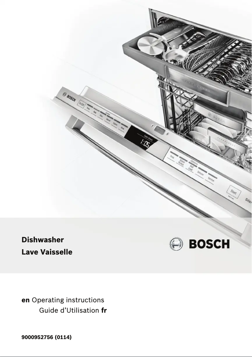 Page 1 of the manual Instruction Manual Bosch SHP53T55UC