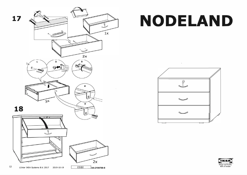 First page image of the manual for NODELAND 304.171.01