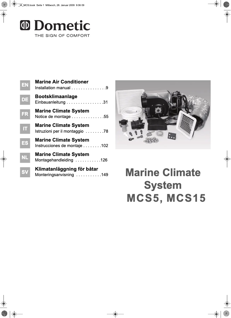 Image de la première page du manuel de l'appareil MCS15