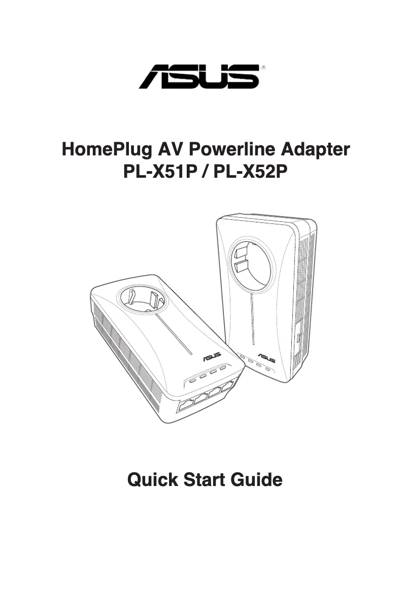 First page image of the manual for PL-X51P