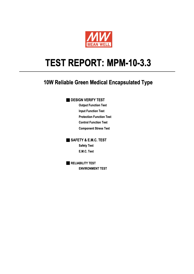 First page image of the manual for MPM-10-3.3