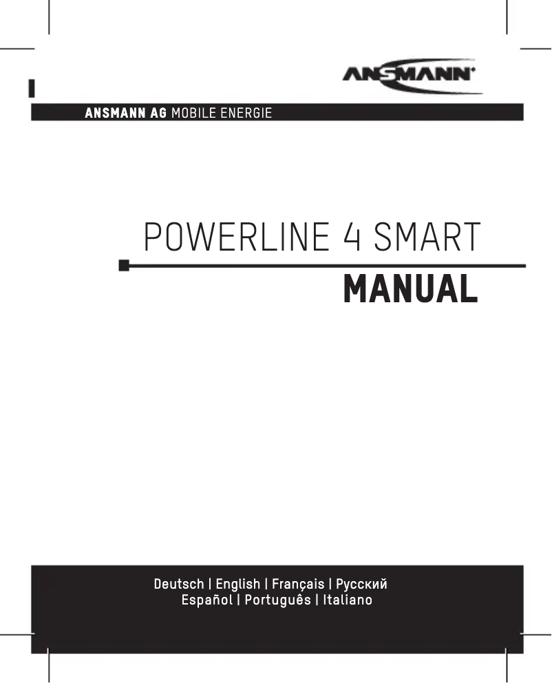 First page image of the manual for Powerline 4 Smart