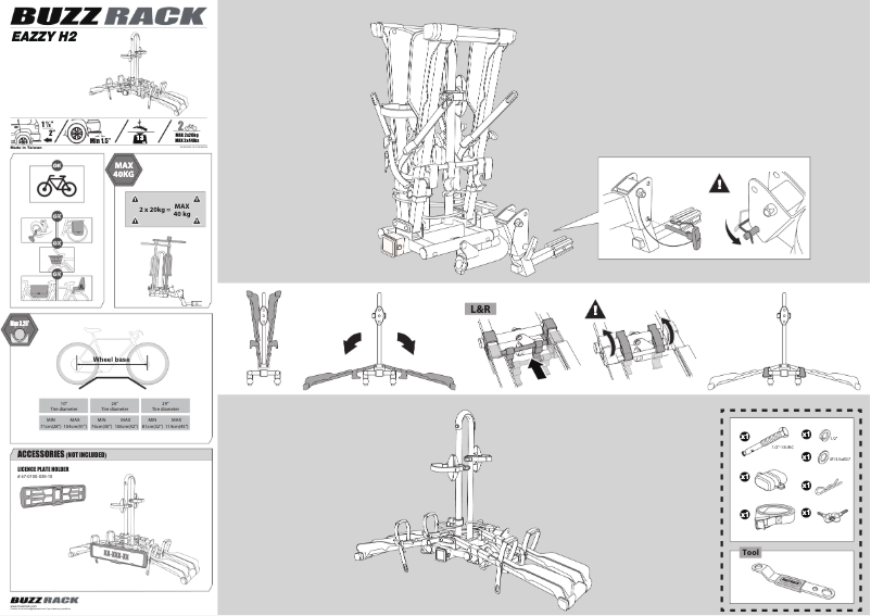 Page 1 of the manual User Manual Buzz Rack Eazzy H2