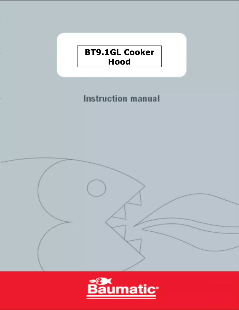 First page image of the manual for BT9.1GL