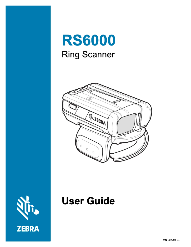 First page image of the manual for Ring RS6000