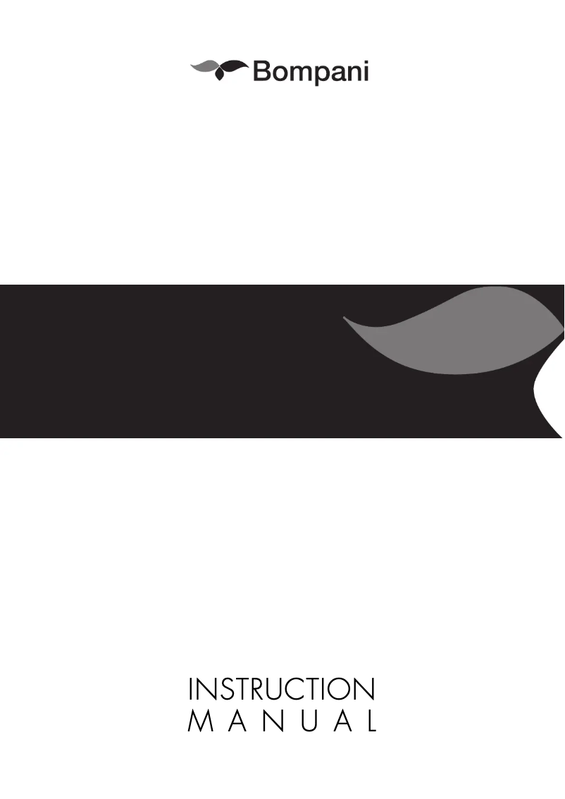 Page 1 of the manual User Manual Bompani BO243