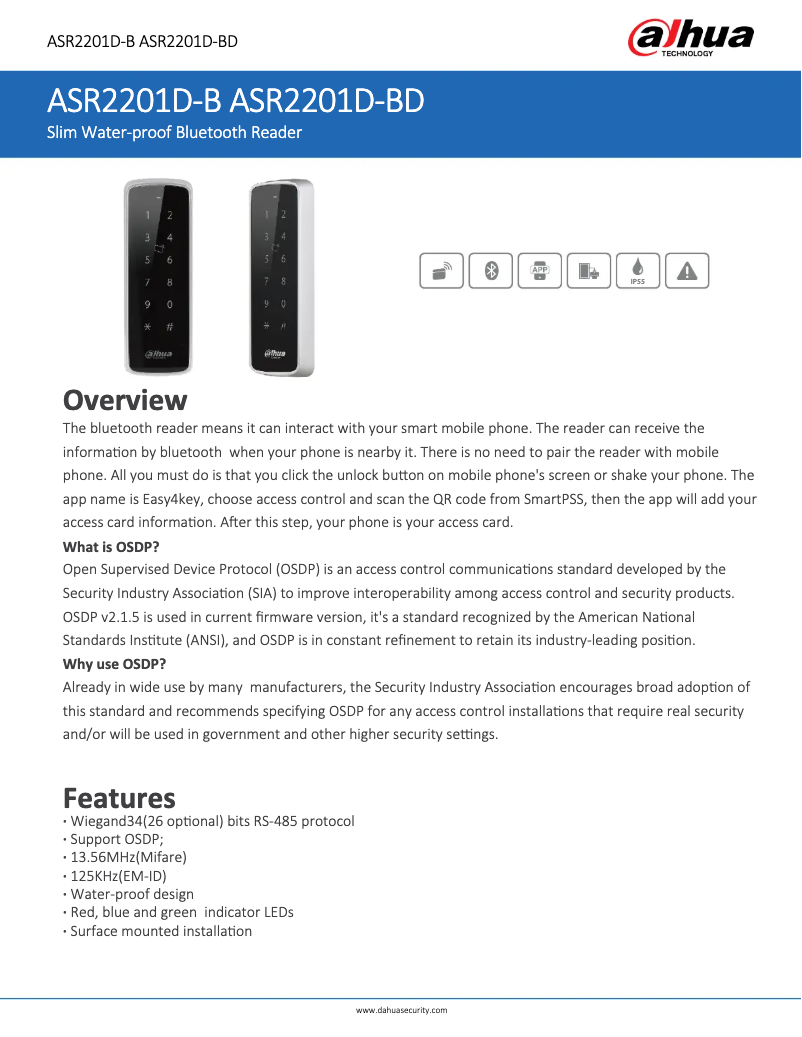 First page image of the manual for ASR2201D-BD