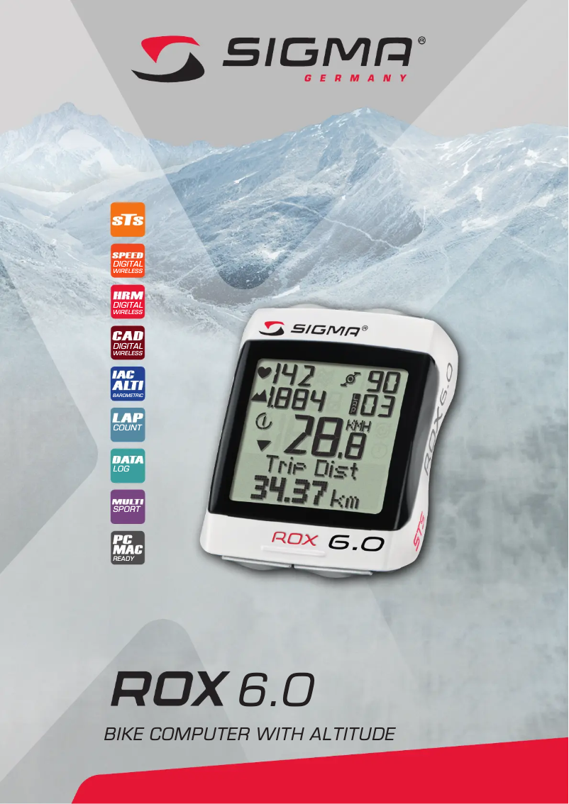 First page image of the manual for ROX 6.0