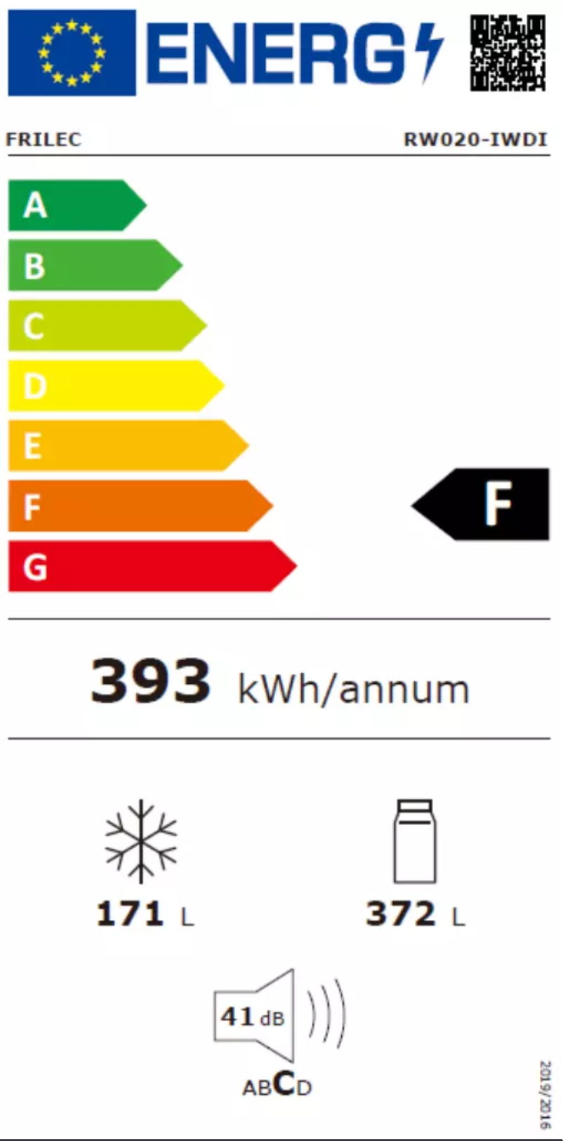 Page 1 of the manual User Manual Frilec RW020-IWDI
