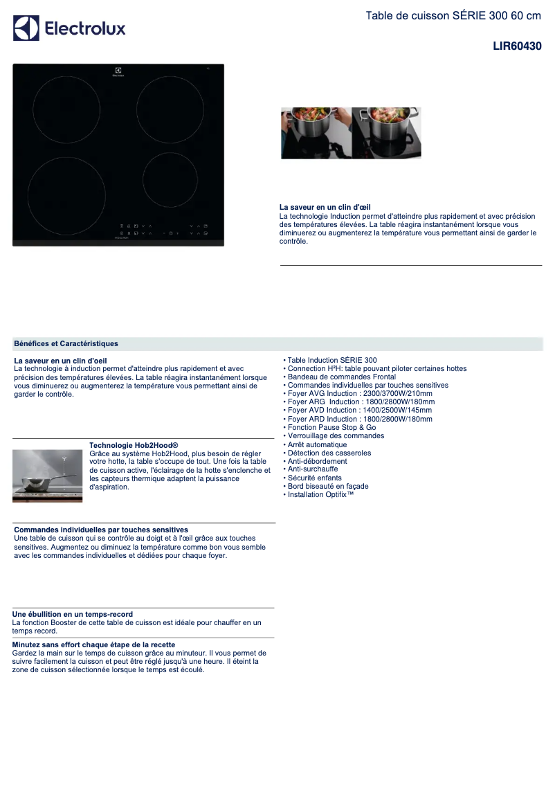 First page image of the manual for LIR60430