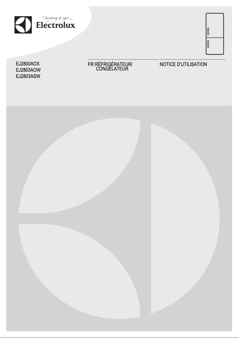 First page image of the manual for EJ2803AOW