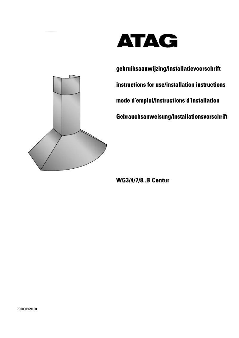 First page image of the manual for WG7B