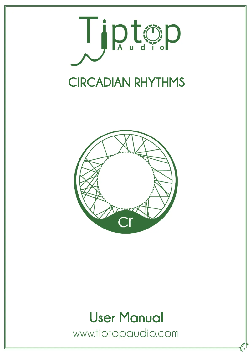 First page image of the manual for Circadian Rhythms