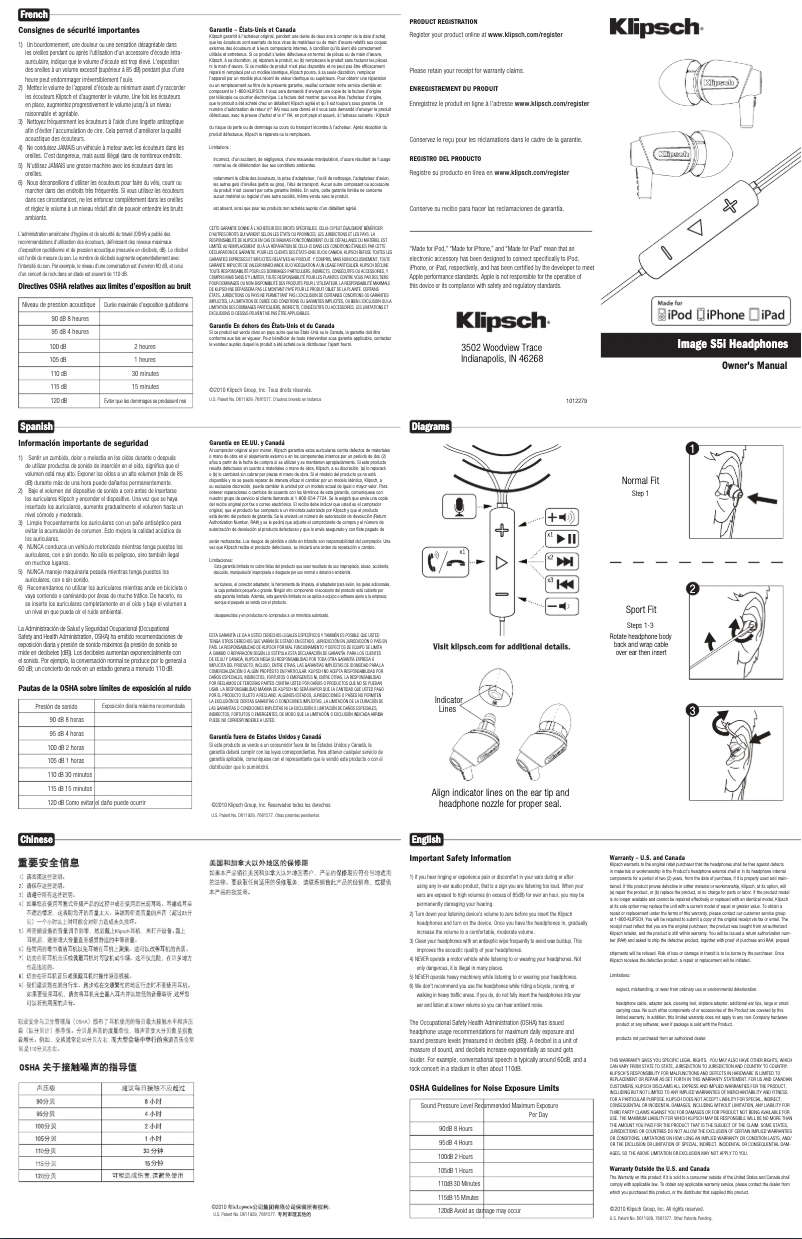 First page image of the manual for Image S5i Rugged