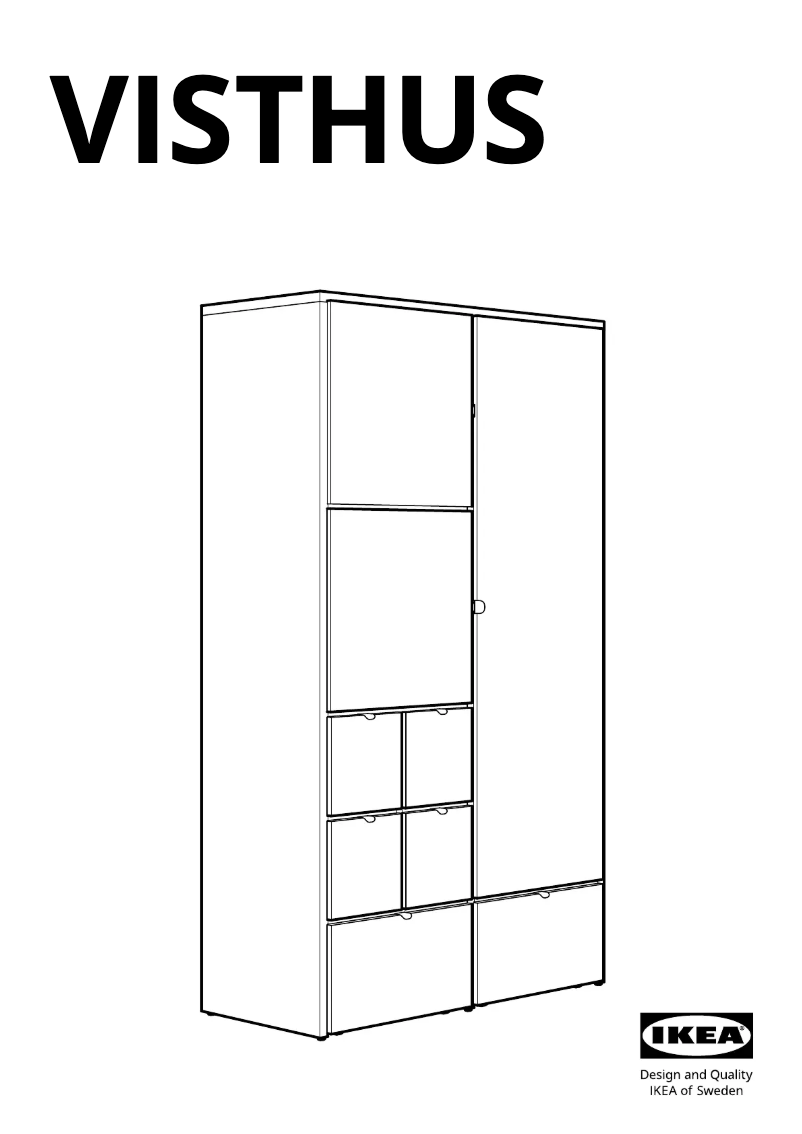 First page image of the manual for VISTHUS 303.476.17