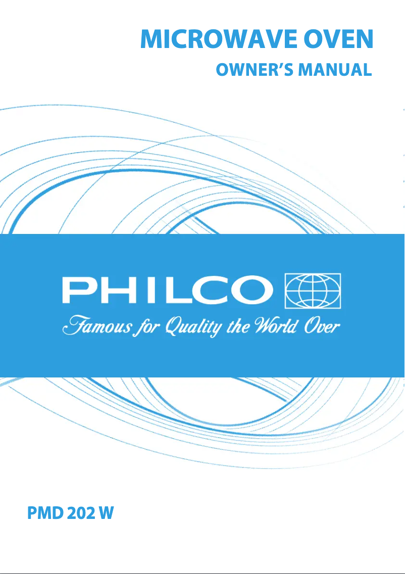 Page 1 of the manual User Manual Philco PMD 202 W
