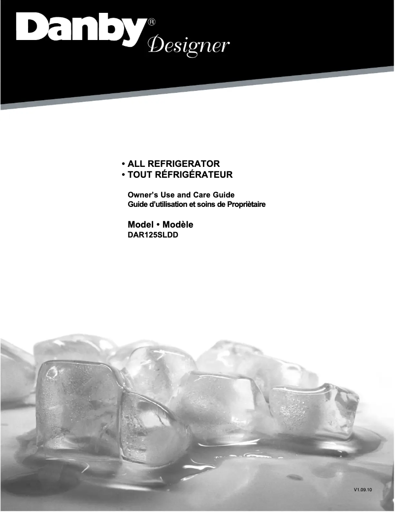 Page 1 of the manual User Manual Danby DAR125SLDD