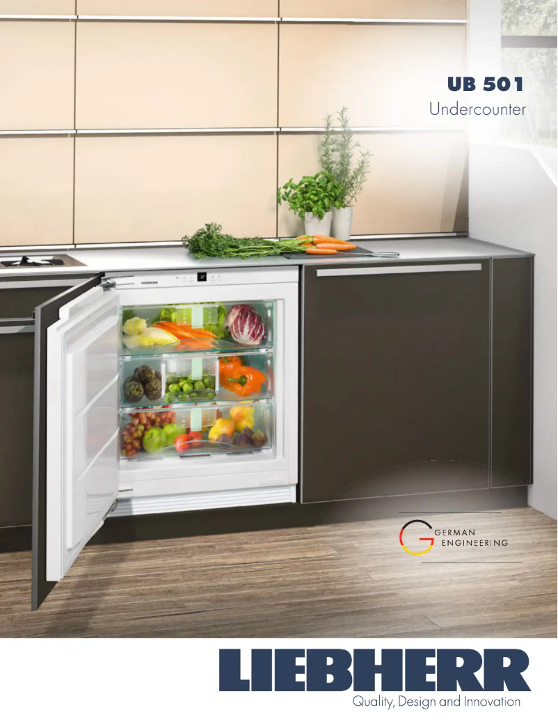 First page image of the manual for UB 501