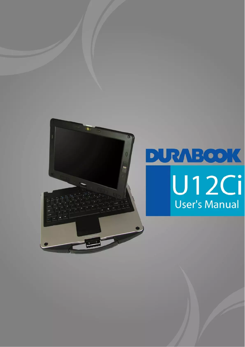 Page 1 of the manual User Manual Durabook U12Ci