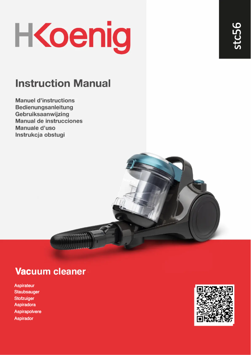 Page 1 of the manual User Manual H.Koenig STC56