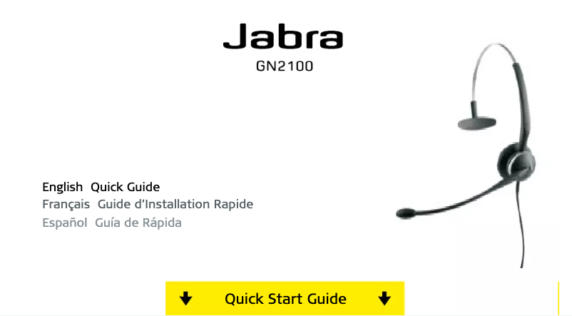 Page 1 of the manual User Manual Jabra GN2120