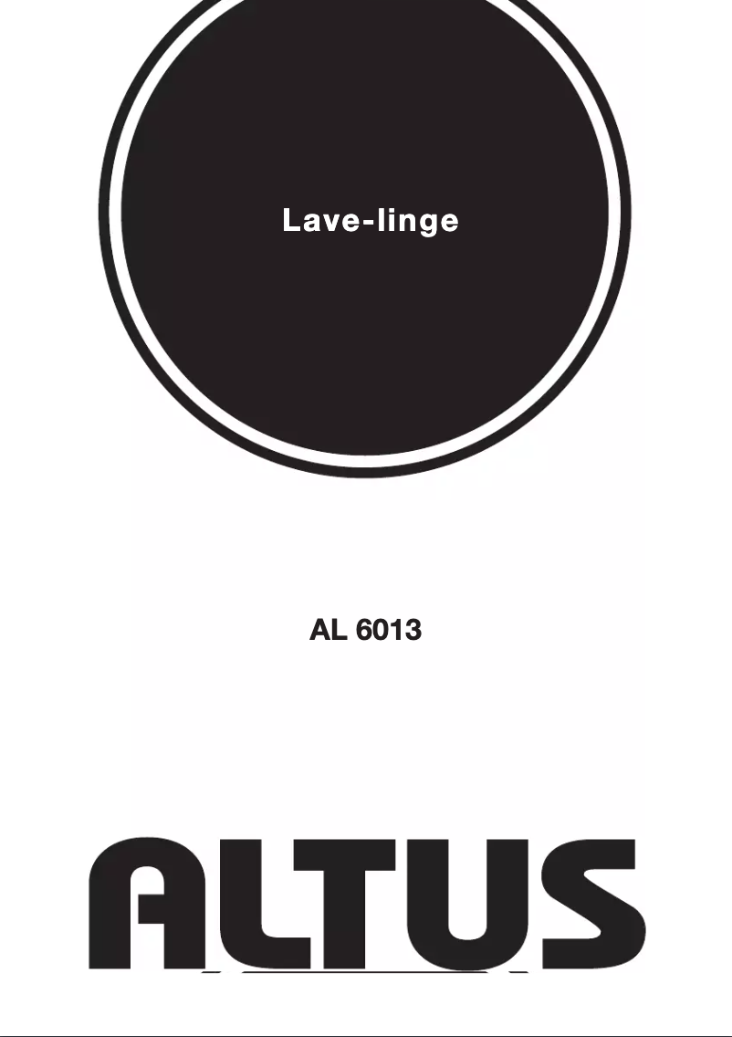 First page image of the manual for AL 6013