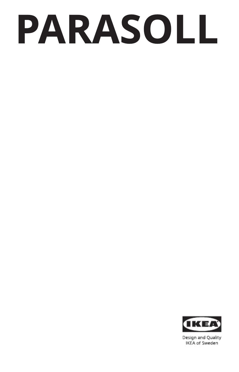 First page image of the manual for PARASOLL 805.043.08