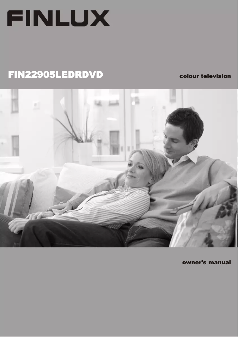 Page 1 of the manual User Manual Finlux FIN22905LEDRDVD