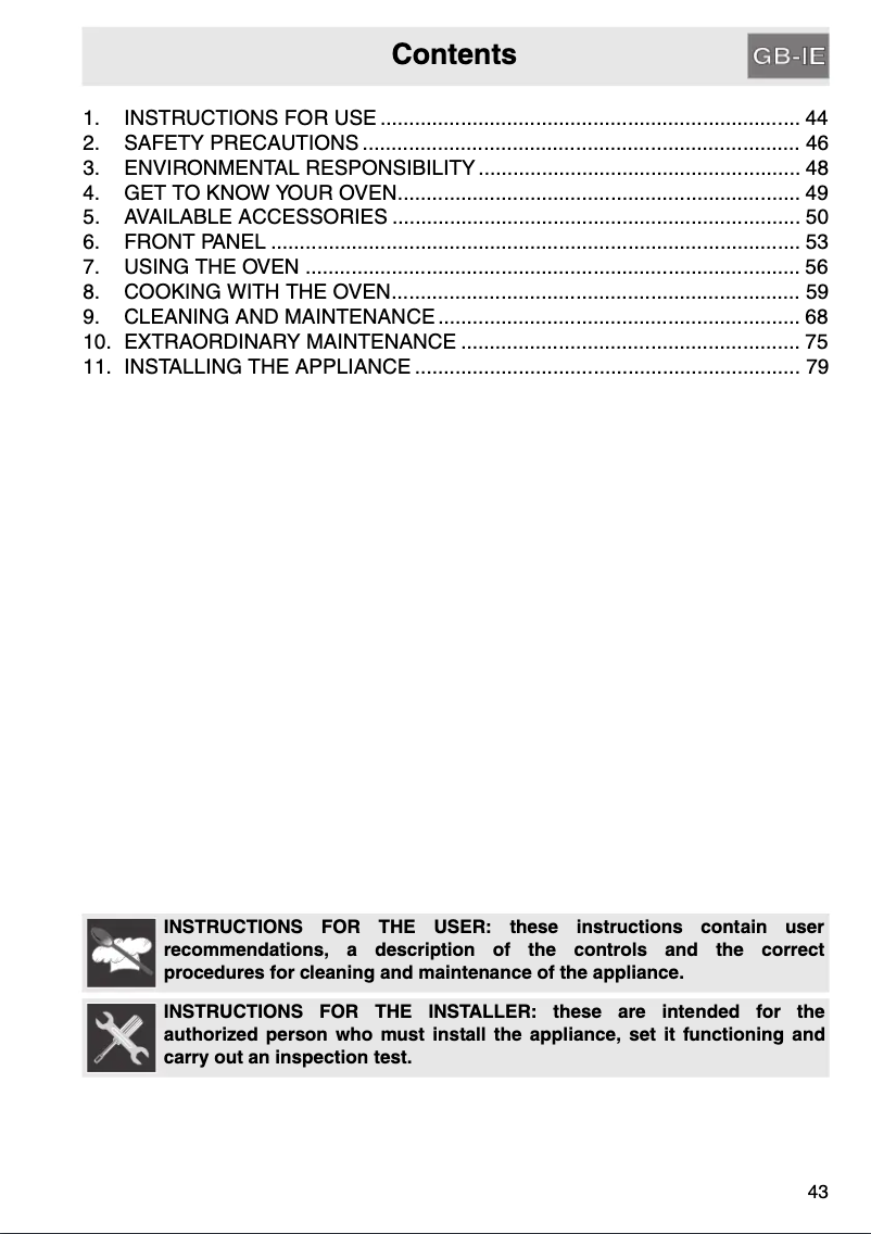 First page image of the manual for SC436X-8