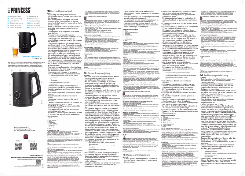 Image de la première page du manuel de l'appareil Moments 236060