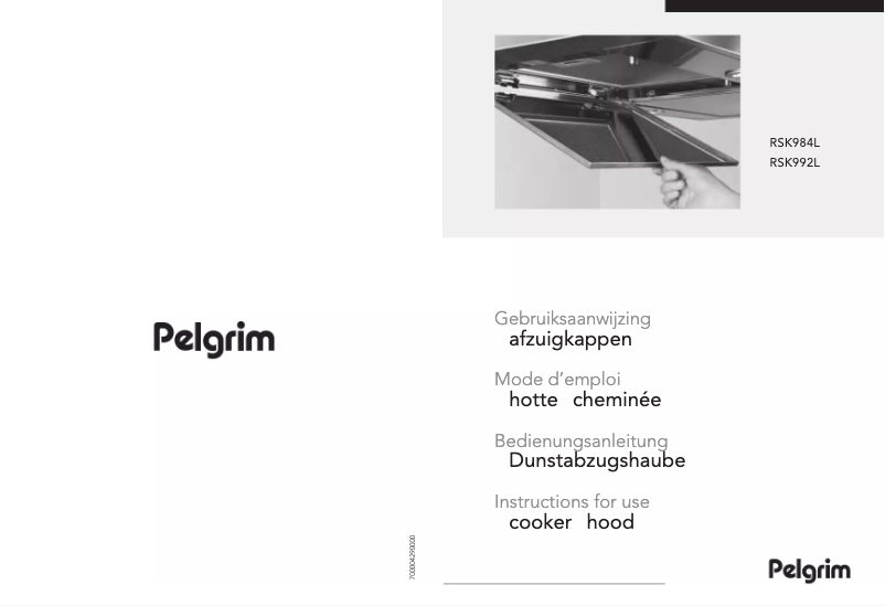 Page 1 of the manual User Manual Pelgrim RSK984L