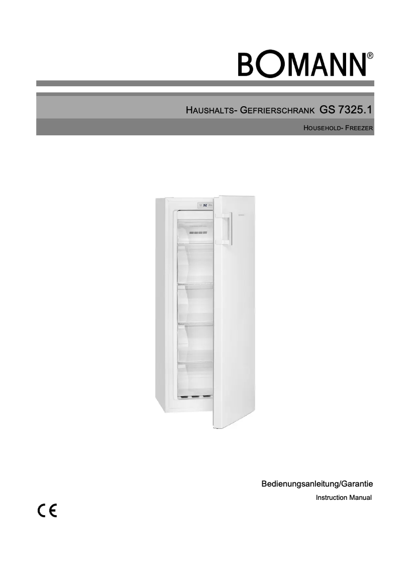 First page image of the manual for GS 7325.1