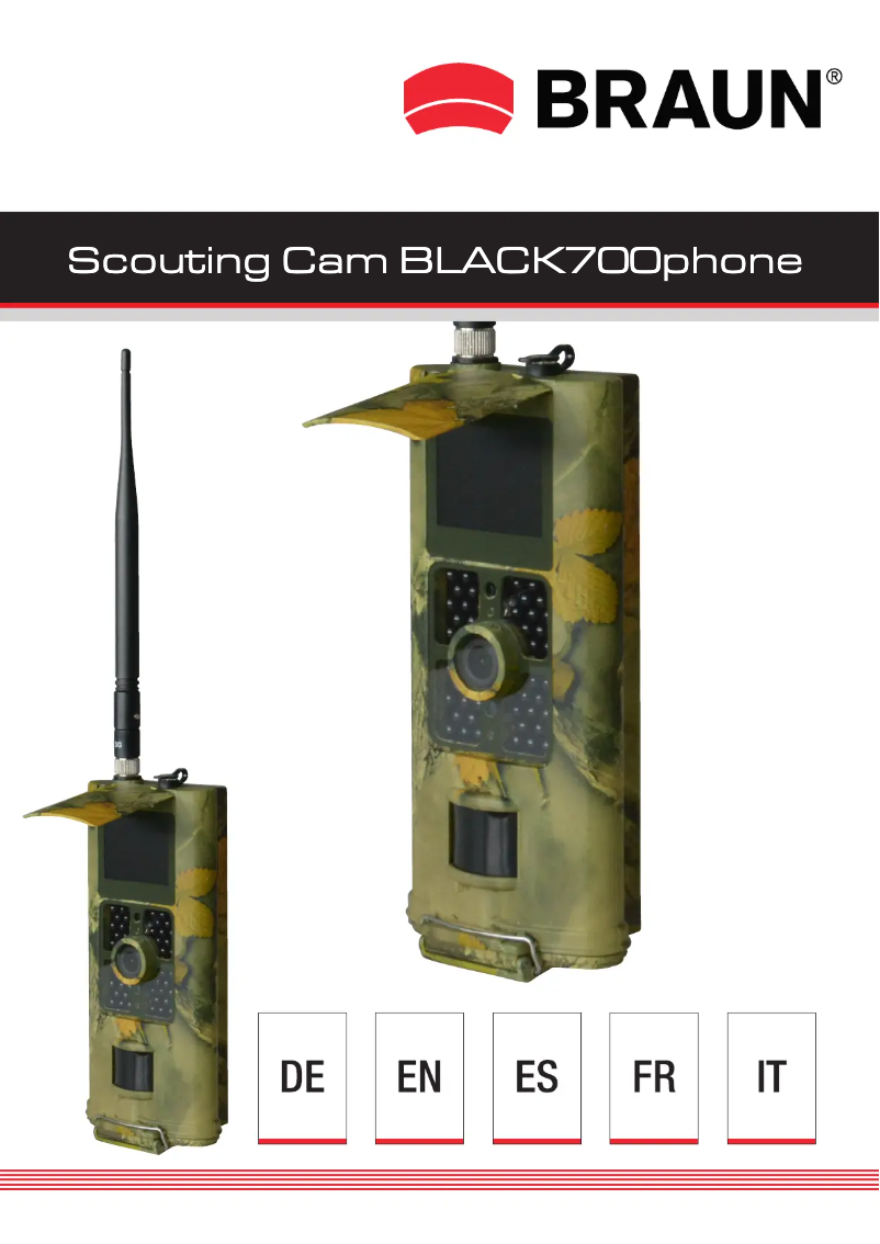 First page image of the manual for BLACK700phone