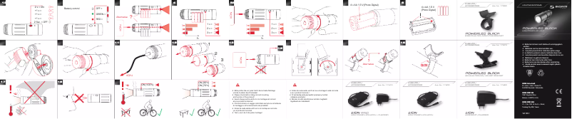 Page 1 of the manual User Manual Sigma Powerled Black