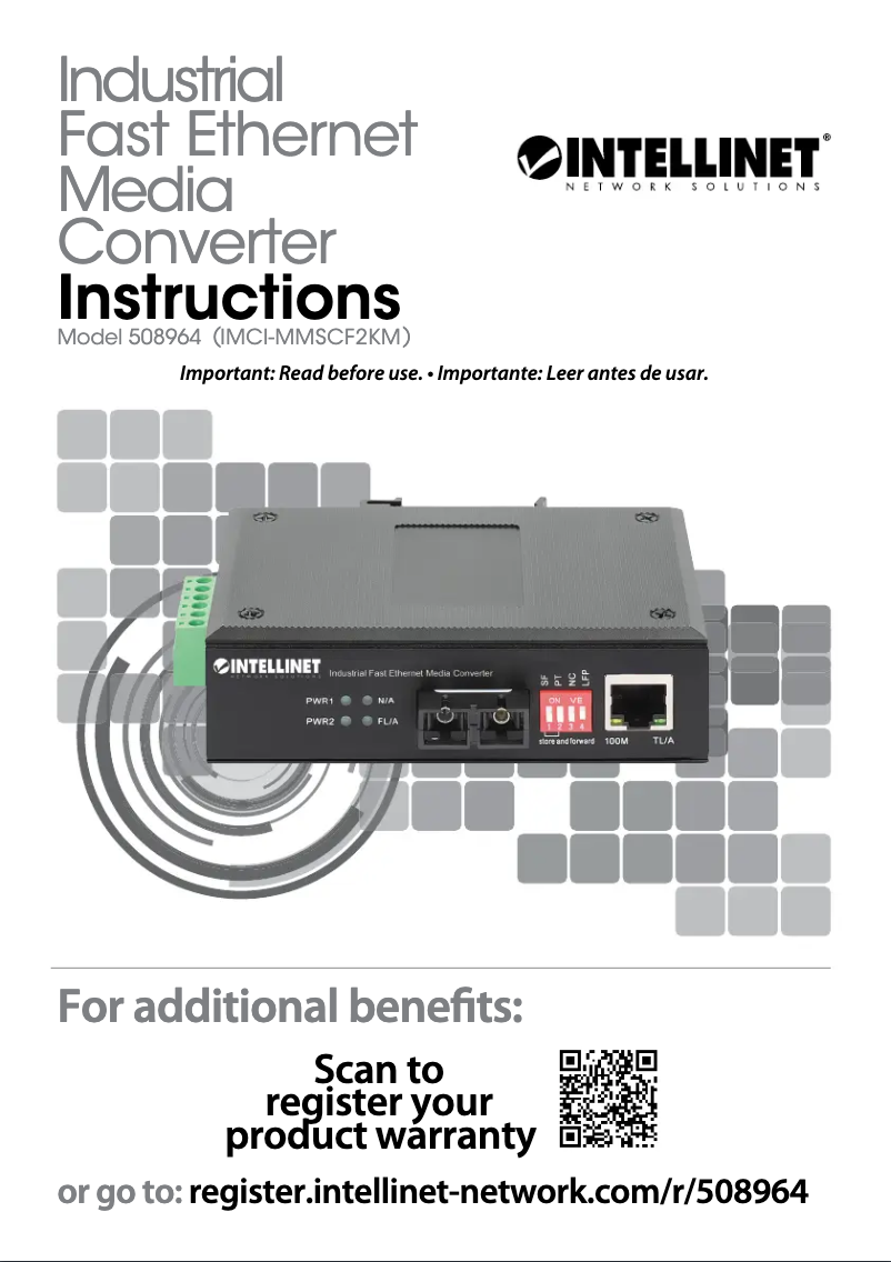 Page 1 of the manual User Manual Intellinet 508964