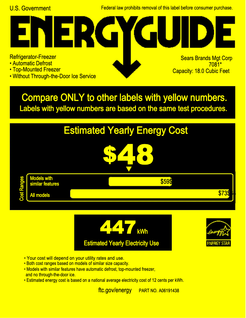 First page image of the manual for 70819