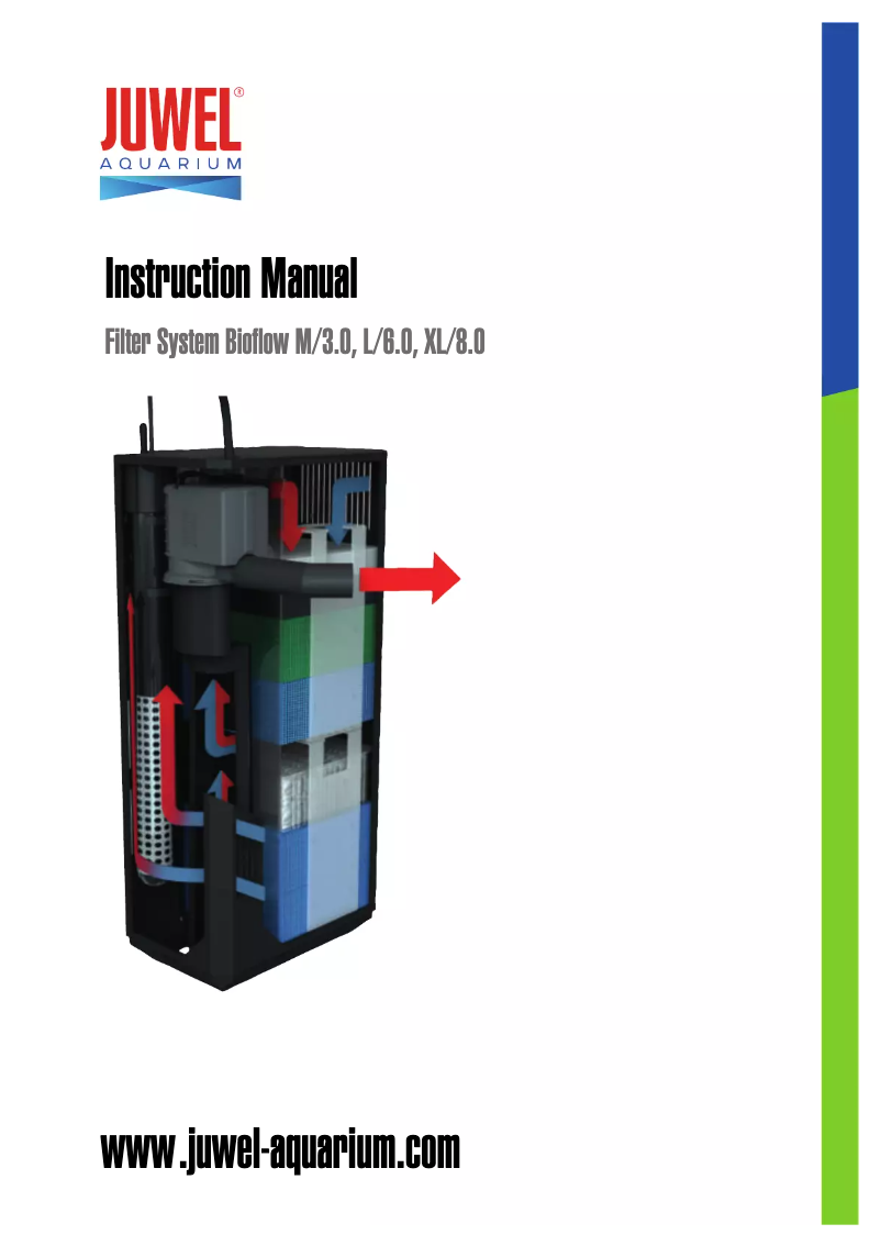 First page image of the manual for Bioflow L/8.0