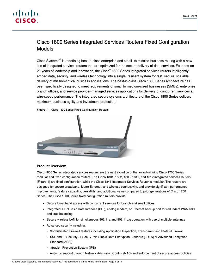 Image de la première page du manuel de l'appareil 1812