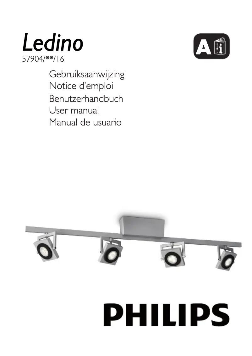 Page 1 of the manual User Manual Philips Ledino 579048716