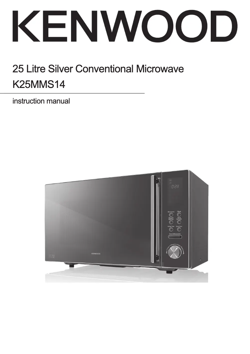 First page image of the manual for K25MMS14