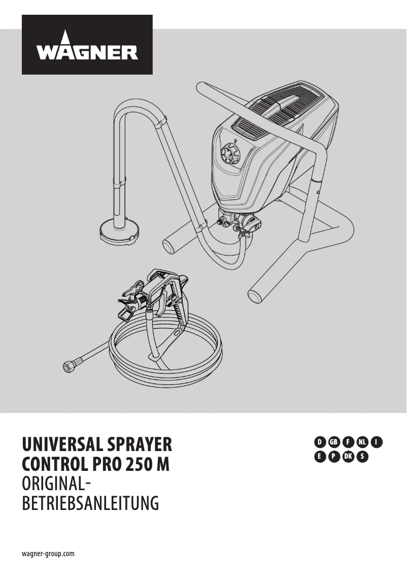 First page image of the manual for Control Pro 250 M