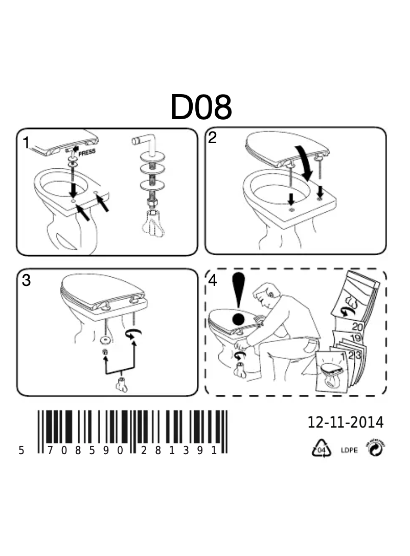 Page 1 of the manual User Manual Pressalit 300