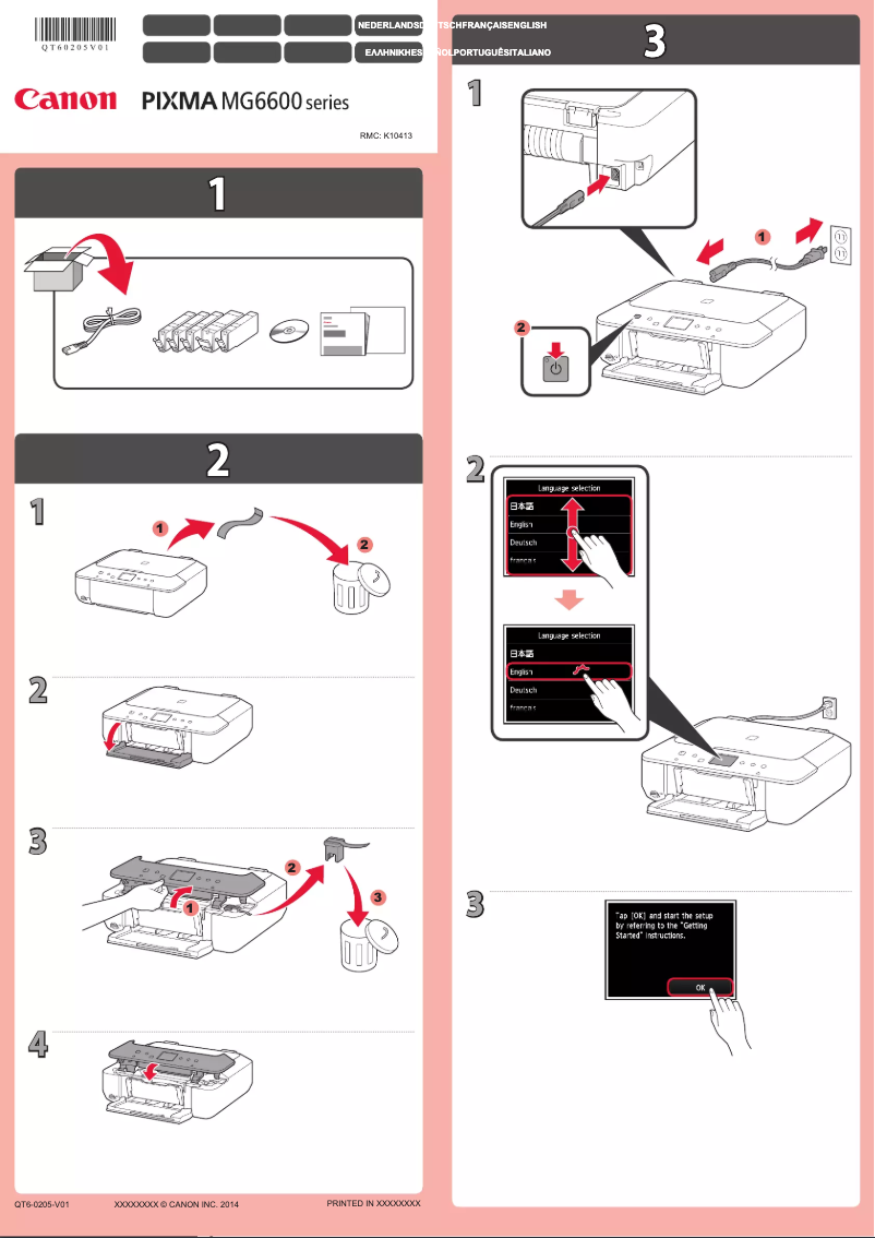 Page 1 of the manual User Manual Canon Pixma MG6650